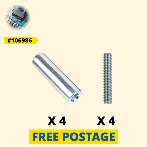 Ikea threaded rod - threaded, and