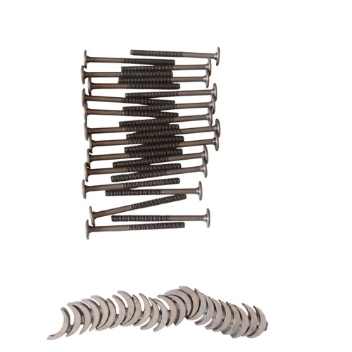 Bed frame bolts and half - bed,