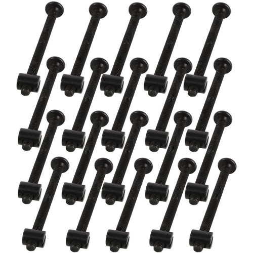 20sets black furniture bolt - m6,