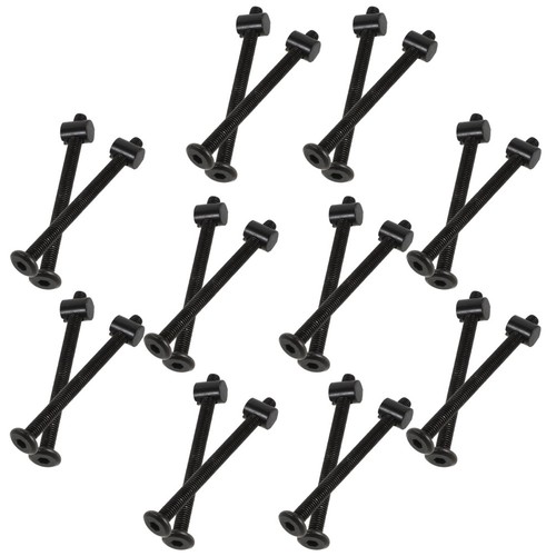 Black iron furniture joint - iron,